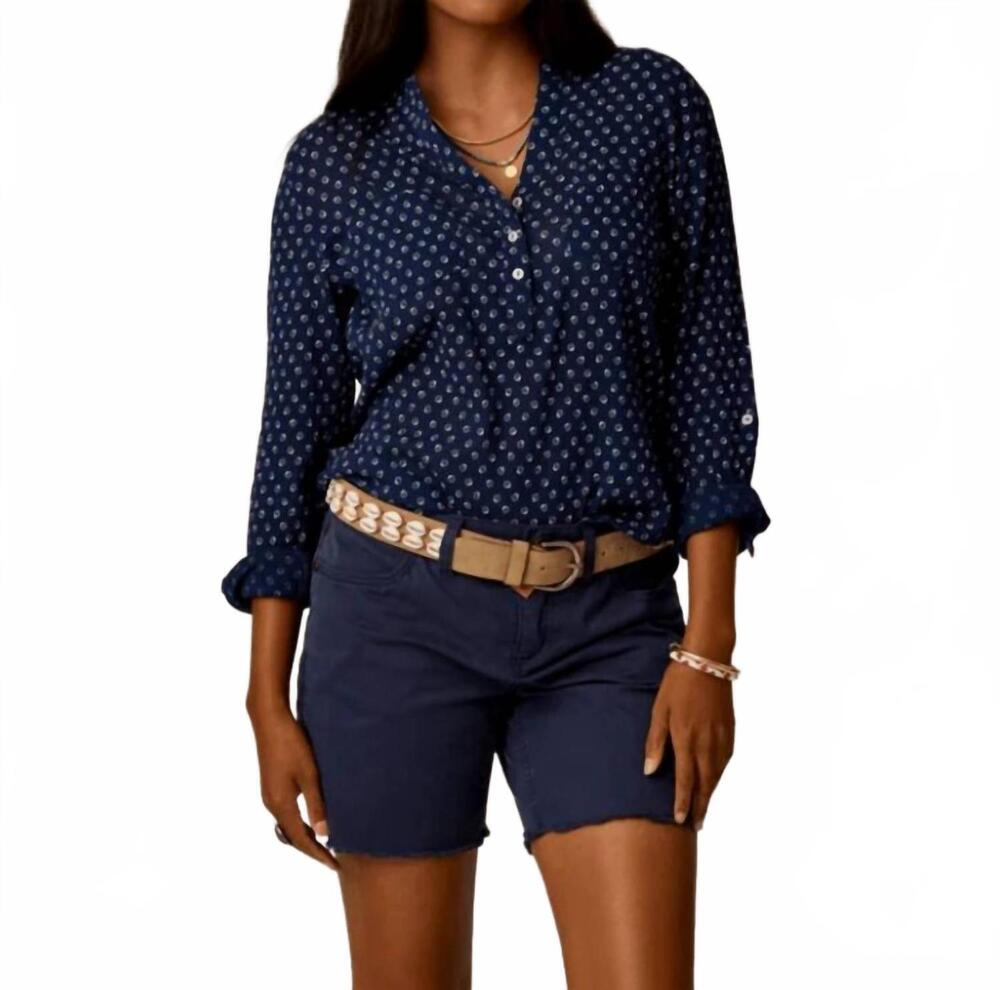 NEW CARVE DESIGNS dylan gauze shirt in petite bloom